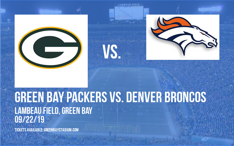 PARKING: Green Bay Packers vs. Denver Broncos at Lambeau Field