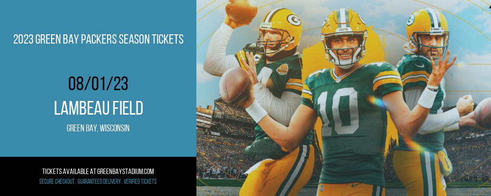 2023 Green Bay Packers Season Tickets at Lambeau Field