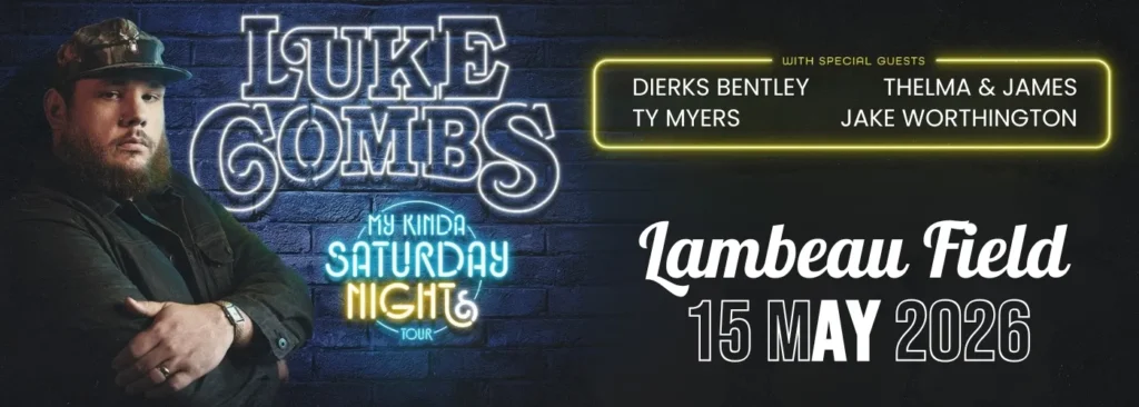 Luke Combs at Lambeau Field